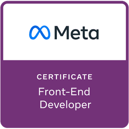 meta front end developer certificate