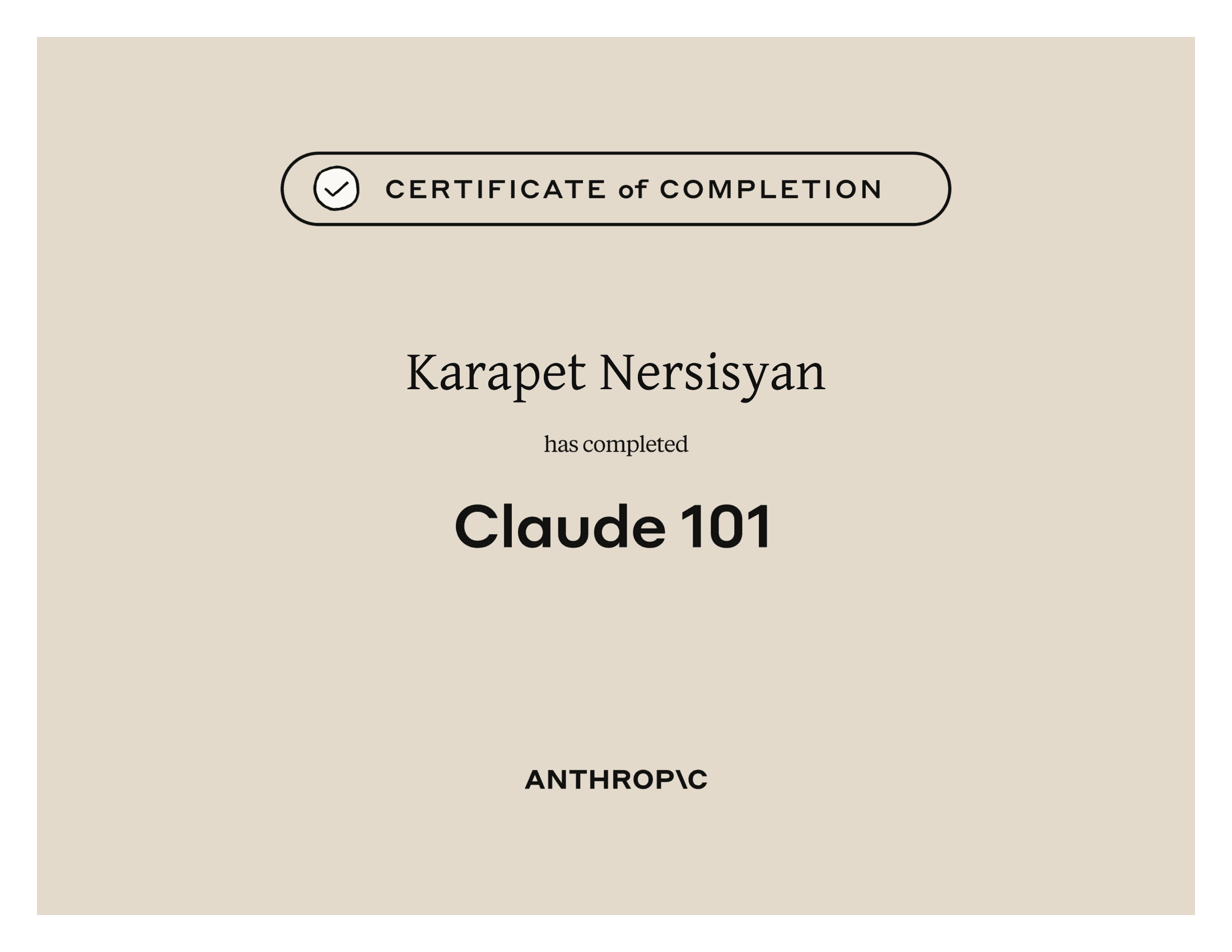 Claude 101, Anthropic, Mar 2026